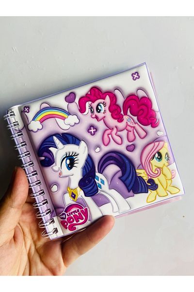synshop My little pony unicorn soft scrunch cover sticker label removal album notebook