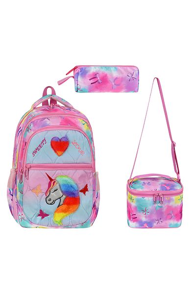 QL ACCESSORY Luxury First School Bag with Unicorn Thermal Nutrition