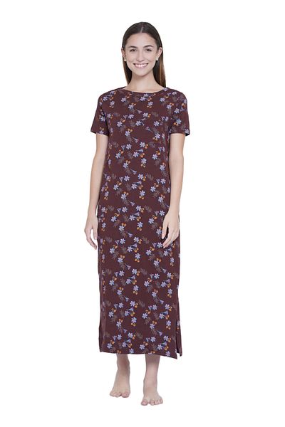 LAUREN SMITH Casual Printed Nightdress Light Green