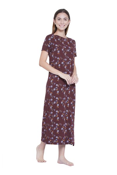 LAUREN SMITH Casual Printed Nightdress Light Green