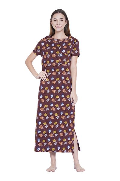 LAUREN SMITH Casual Printed Nightdress Light Green
