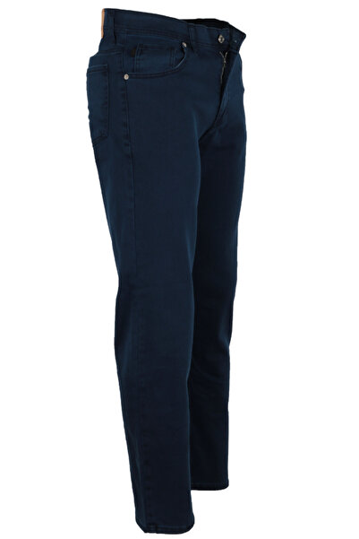 Modarar Men's Navy Blue Jeans Regular Lycra Rar01336