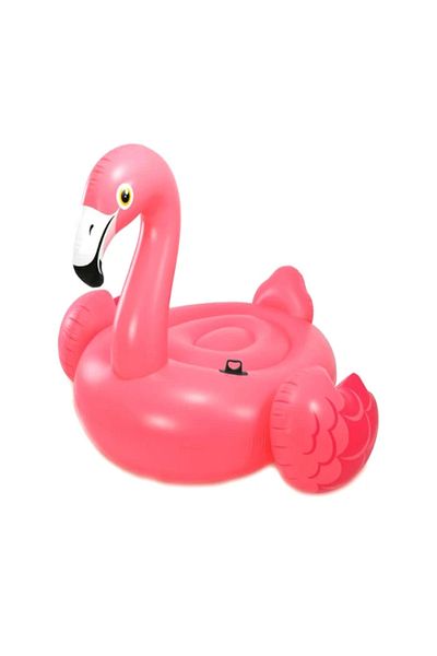 Intex Adult/Children's Pool Float, Intex, Flamingo, Pink, Inflatable, for Swimming, 147 x 94 x 140 cm