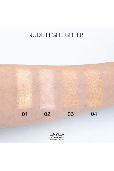 Layla Cosmetics Nude Highlighter Top Cover No 1 - Illuminator