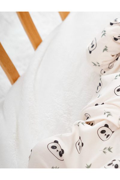 by bubbles 3 Piece Set with Panda Pattern Hat