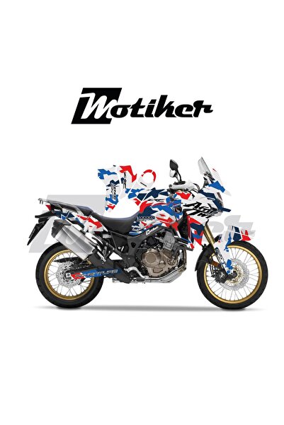 Motiker HONDA AFRICA TWIN CRF 1000L 2015-2019 Adventure Camouflage Parçalı Ka...