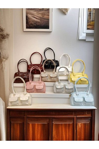 wikidayss Women's Patent Leather Shoulder Bag