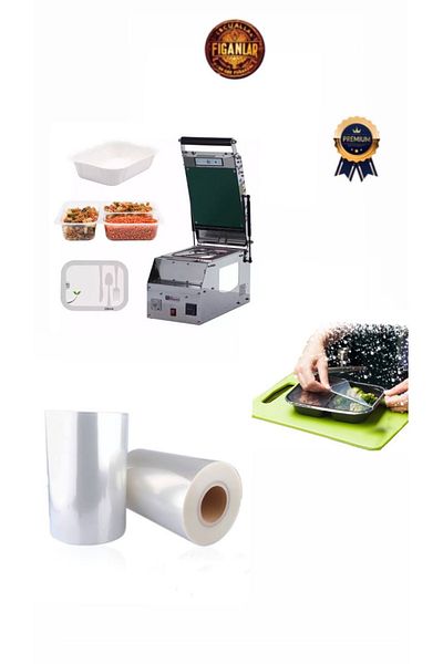 figanlar ambalaj Capping Machine Easy Open Top Film Pp 265mm(500 Meters)