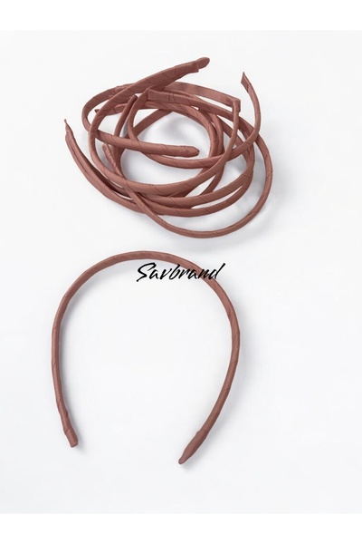 SavBrand Κομψή γυναικεία κορώνα τυλιγμένη από ύφασμα Grosgrain 10 τεμαχίων