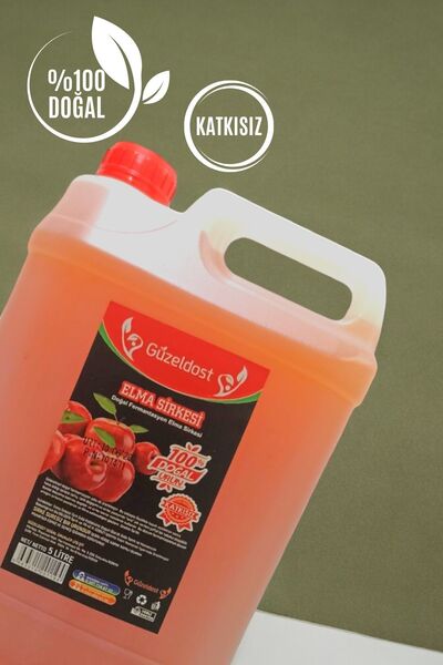 Genel Markalar Elma Sirkesi 5 Litre Katkısız Ev Yapımı – Saf ve Doğal Lezzet
