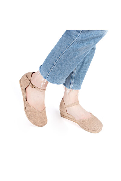 Star Tombis حذاء إسبادريل للأطفال مفتوح من الجانب وحزام الكاحل وكعب عريض من ا...