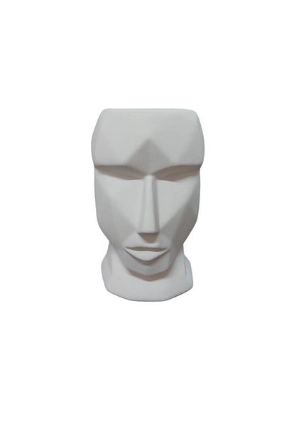 ehobici Κεραμικό Αφηρημένο Βάζο Προσώπου 21,5x13cm