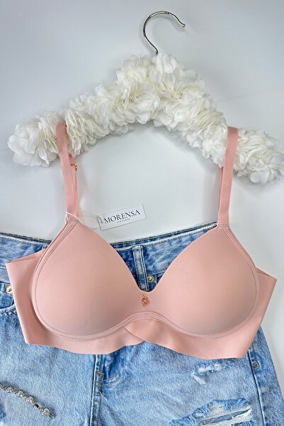 Morensa Lazer Kesim Balensiz Hafif Destekli Sütyen Pembe