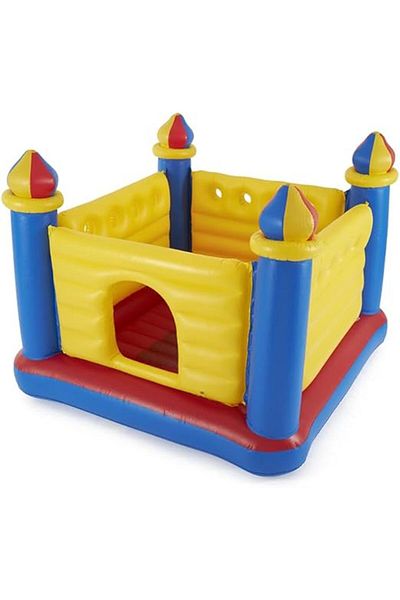 ALBADER Inflatable Castle - Yellow Inflatable Bouncer, Kids Castle Party Bounce House For Kids