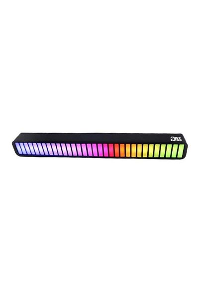 SIKS Lumini ritmice LED RGB cu activare sonoră, sincronizare muzicală, 18 culori, moduri multiple, atmosferă