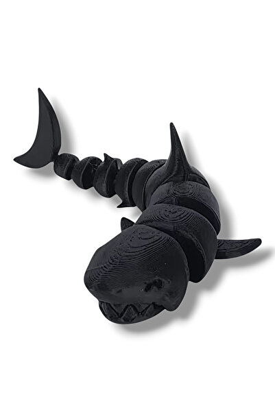 Salıncak Köpek Balığı Akvaryum/Fanus Dekoru 12 Cm Siyah