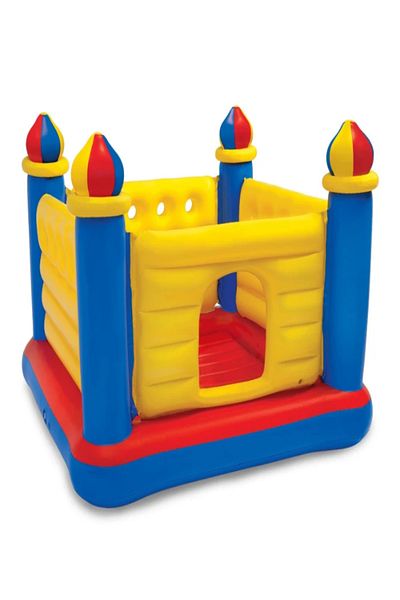 Intex Centru de joaca, Intex Jump-o-Lene Castel, din plastic, interior, 175 x 175 x 135 cm