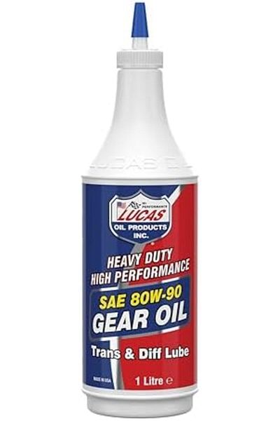 Lucas Oil Heavy Duty Gear Oil LUC10043 SAE 80W-90 - 1 Quart