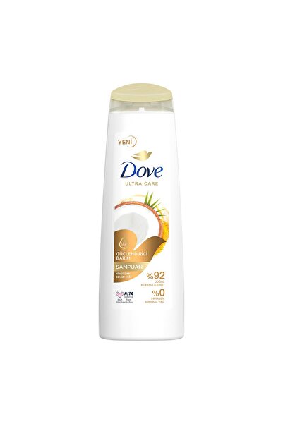 Dove Ultra Care Hair Care Shampoo Strengthening Care Coconut Oil 400 ml 4 Pcs