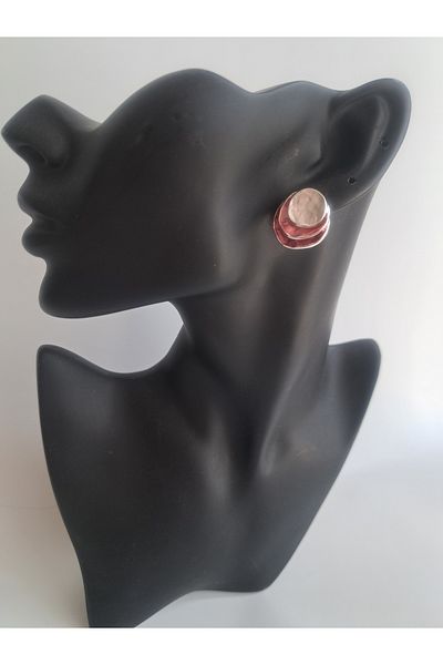 BHR AKSESUAR Multiple Color Boho Style Plate Earrings