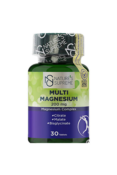 Nature's Supreme مكمل المغنيسيوم المتعدد 30 قرص 3 قطع