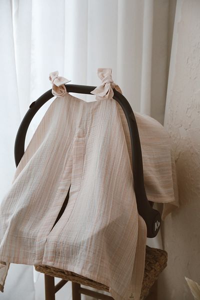 BabyKAR Parıltı Stroller Cover Muslin 100% Cotton