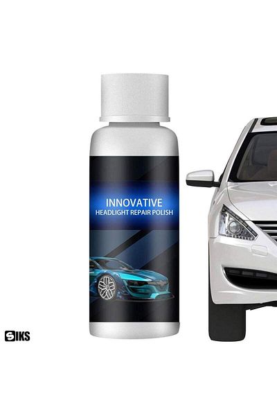 SIKS Soluție de lustruit pentru curățarea și lustruirea farurilor auto, burete inclus, 20 ml