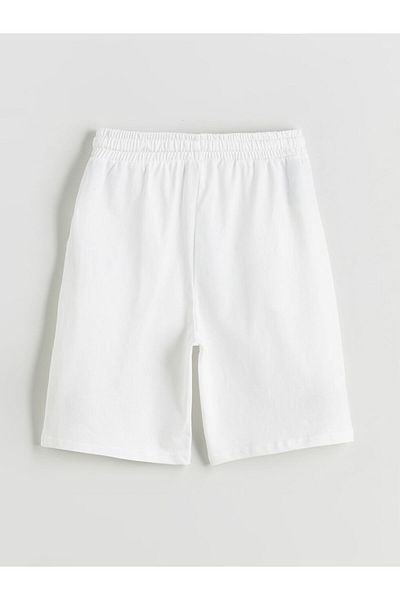 LC Waikiki New Season Elastic Waist New York Printed Boys Shorts - S5J570Z4
