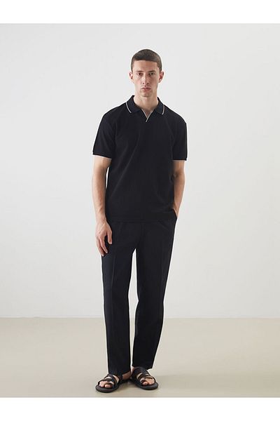 LC Waikiki Νέα σεζόν Polo Collar Short Sleeve Basic Ανδρικό Tisort - S5NN24Z8