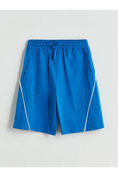 LC Waikiki Black Elastic Waist Boy's Shorts