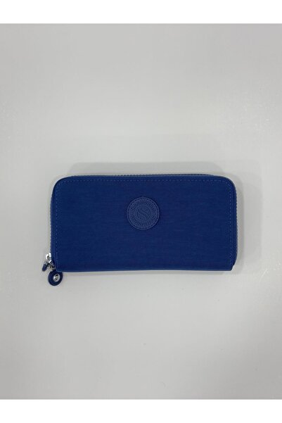 H&D COLLECTİON Crinkle Fabric Wallet with 2 Compartments for Paper and Coins 3068