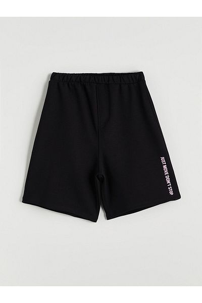 LC Waikiki New Season Girls' Shorts with Elastic Waist - S5Rp76Z4