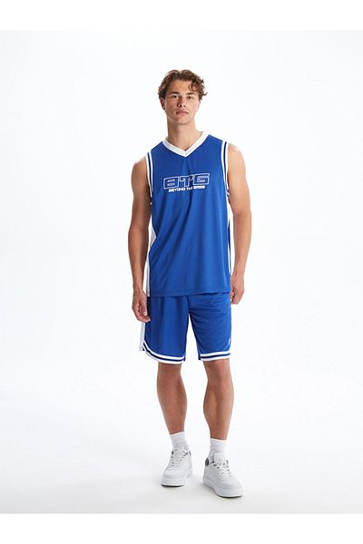 LC Waikiki Crew Neck Printed Men's Sleeveless T-Shirt