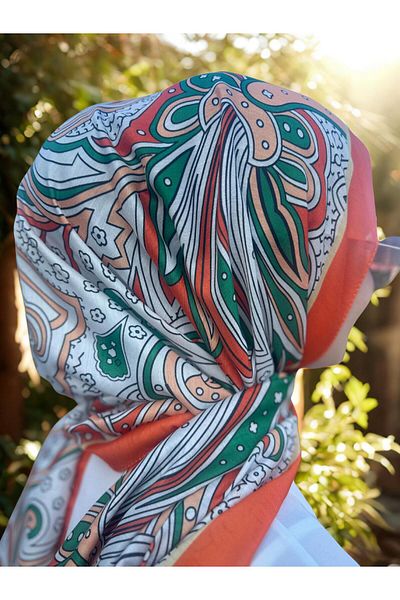 R&S Ethnic Patterned Shal