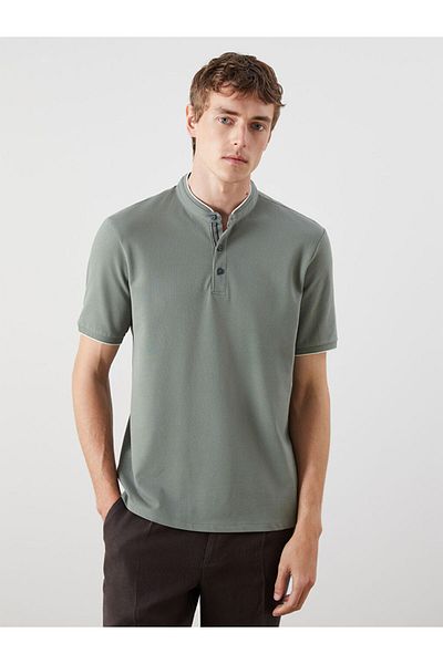 LC Waikiki Νέα σεζόν Judge Collar Pique Ανδρικό Tisort - S5J158Z8