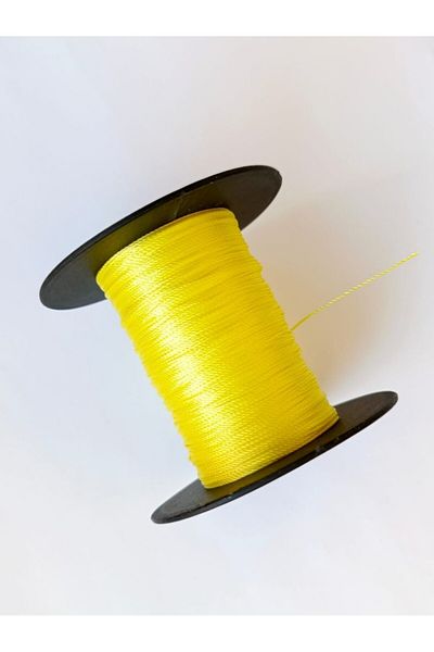 Eskişehir hobi sanat 0.5 mm 100 Meters Prayer Beads String Lemon Yellow Color
