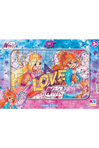 Ks Games Frame Puzzle Winx 24 Piece Frame Children's Puzzle