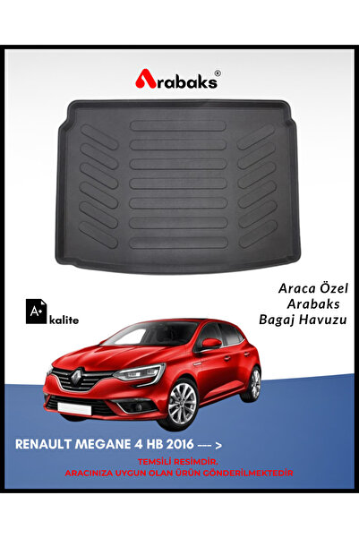 Arabaks Renault Megane 4 HB 2016 Sonrası Bagaj Havuzu (A+ Kalite)