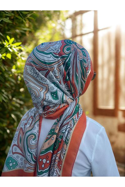 R&S Ethnic Patterned Shal