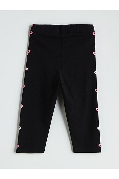 LC Waikiki Leggings pentru fete cu imprimeu cireș cu talie elastică sezon nou - S5PD10Z1