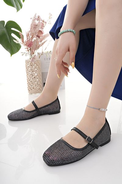 Modafırsat Women's Ballerinas Lightweight Comfortable Stylish Business Office Casual Shoes