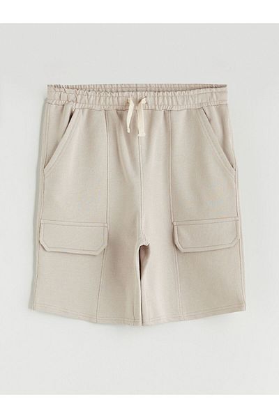 LC Waikiki New Season Elastic Waist Boys Cargo Sort - S5Q911Z4