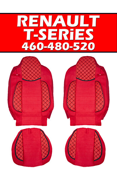VIPTIRSHOP رينو T-SERIES 460-480-520 (2014-2025) غطاء مقعد من الجلد السويدي