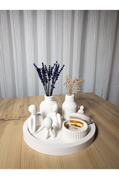 X Home Accessory 3’lü Aile Biblo Kokulu Mum ve Vazo Seti (HER ŞEY DAHİl)
