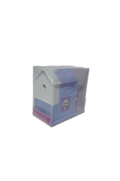 Bafix Pencil Sharpener with Sleeve Household Shaped Lao Huang Pencil Sharpener with Sleeve (Mixed Color 1Pcs)