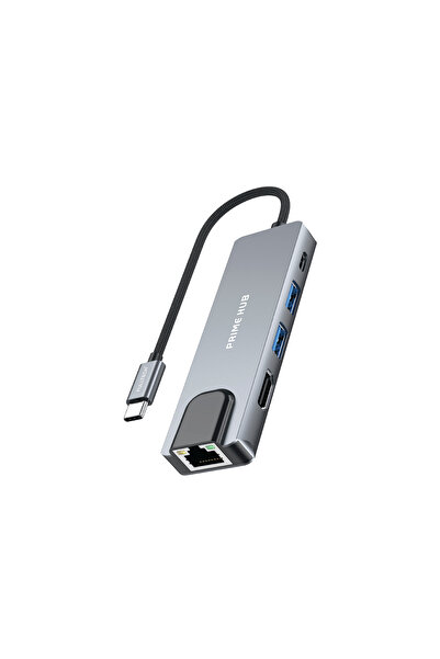 Fulltech FH20 5-in-1 USB-C Çoklayıcı Adaptör | 100W PD Hızlı Şarj | 4K HDMI |...