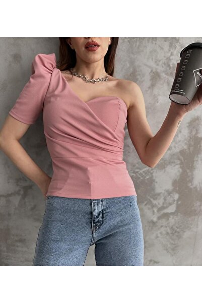 neonstore بلوزة بأكمام الأميرة