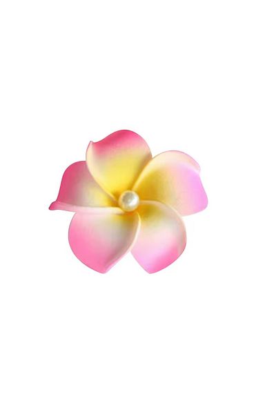 LO ADORO 2Pcs Children Lotus Flower Buckle Clip Yellow Lotus Crimson Pink White Lotus Buckle Orchid Flower Buckle