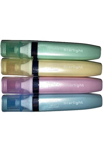 Bafix Highlighter Glitter Starlight 4-Piece Blister Glitter Highlighter