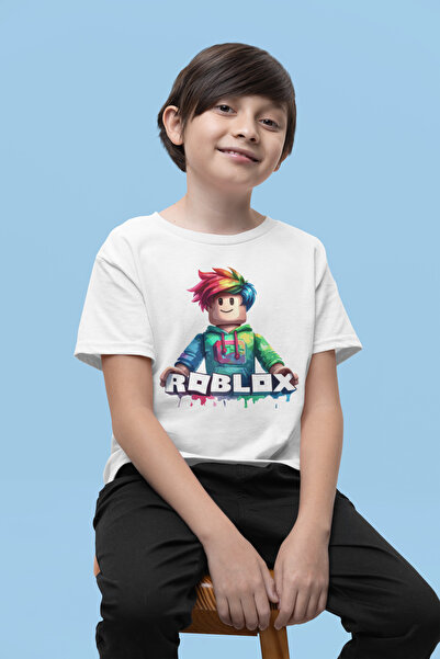 SEVBANO تي شيرت Roblox مطبوع للجنسين للأطفال (1-12 سنة)